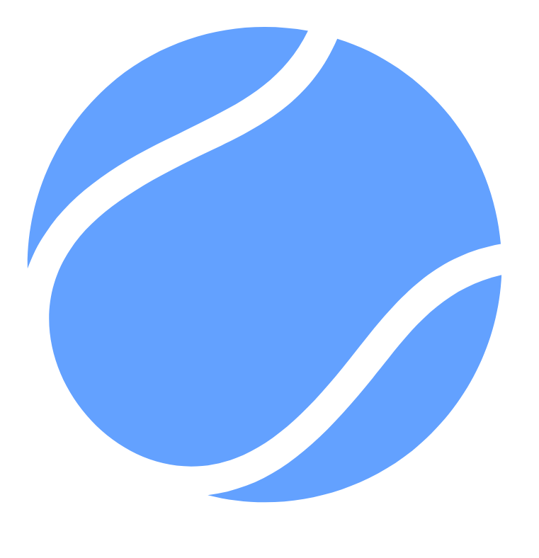 Blue Tennis Ball